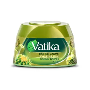Vatika Hair Fall Control Styling Hair Cream with Cactus, Ghergir & Olive